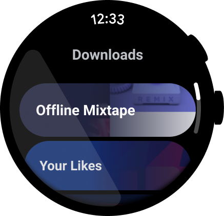 Ejemplo de app de música