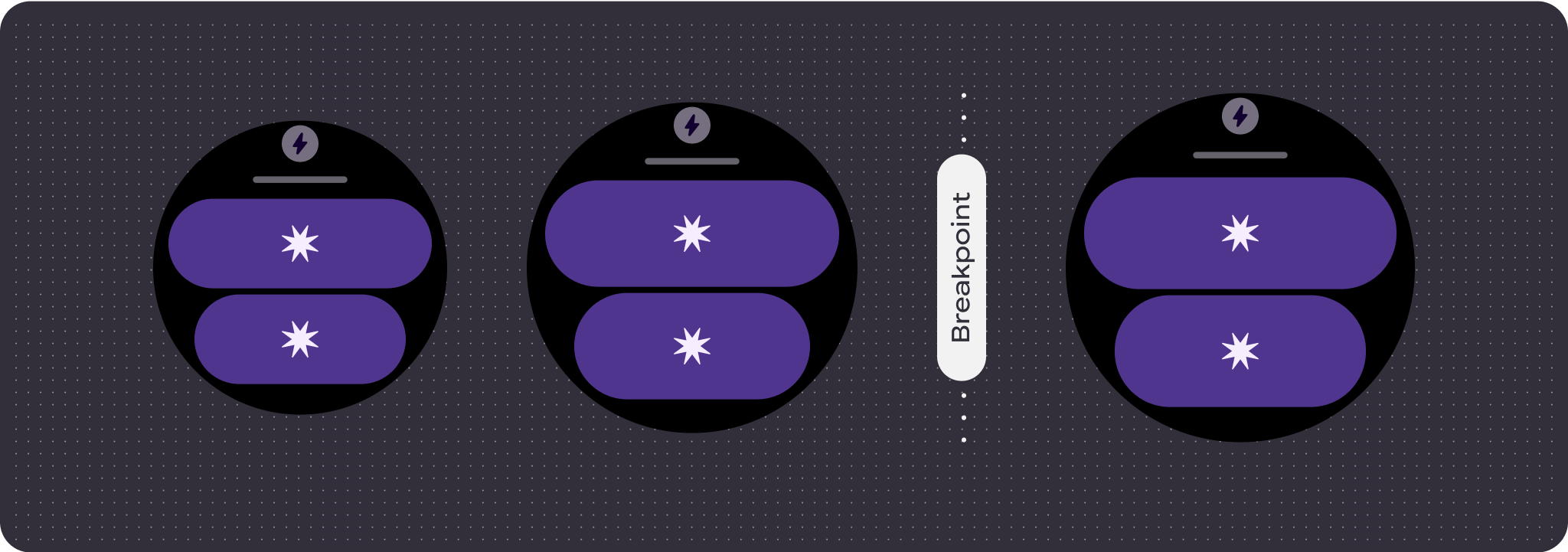 メイン コンテンツがタイルの下端まで延びている