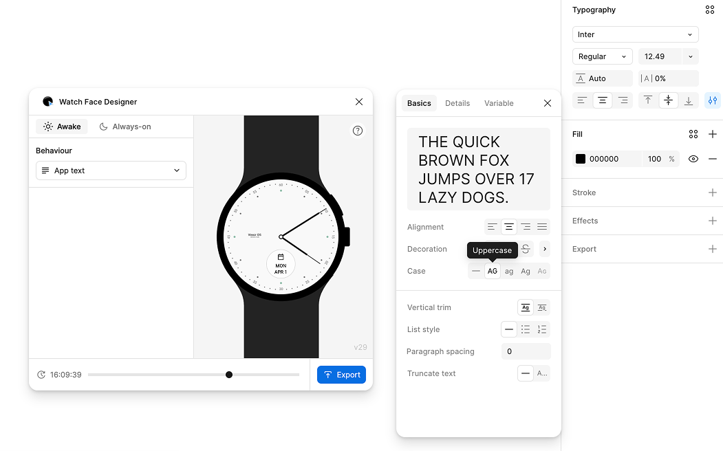 &quot;เคส&quot; จะปรากฏขึ้นบริเวณตรงกลาง &quot;ตัวพิมพ์ใหญ่&quot; เป็นตัวเลือกที่ 2
    จากซ้าย