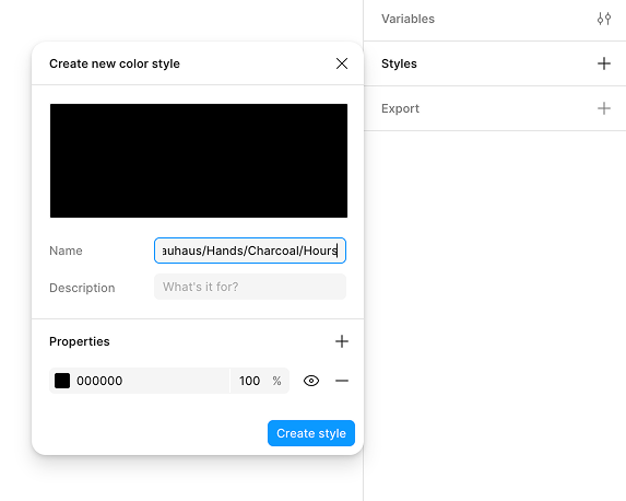 대화상자 중간 근처에 &#39;이름&#39;이 표시됩니다.