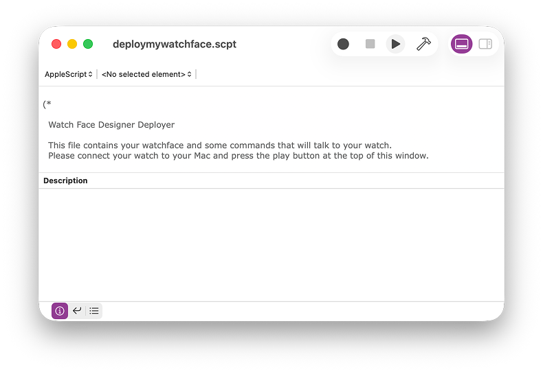 প্লে বোতাম উপরের ডানদিকে কোণায় প্রদর্শিত হবে