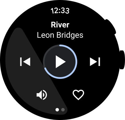 बटन कॉलम लेआउट का उदाहरण