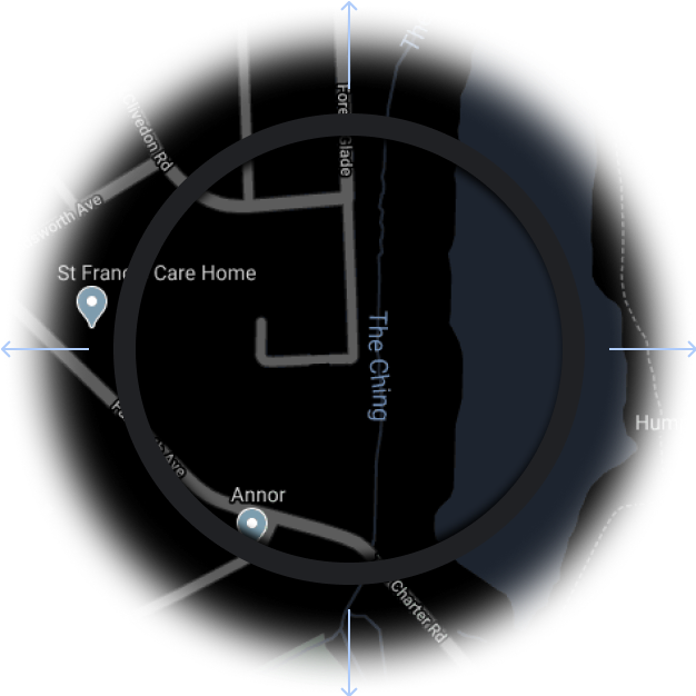 Example of Button row layout