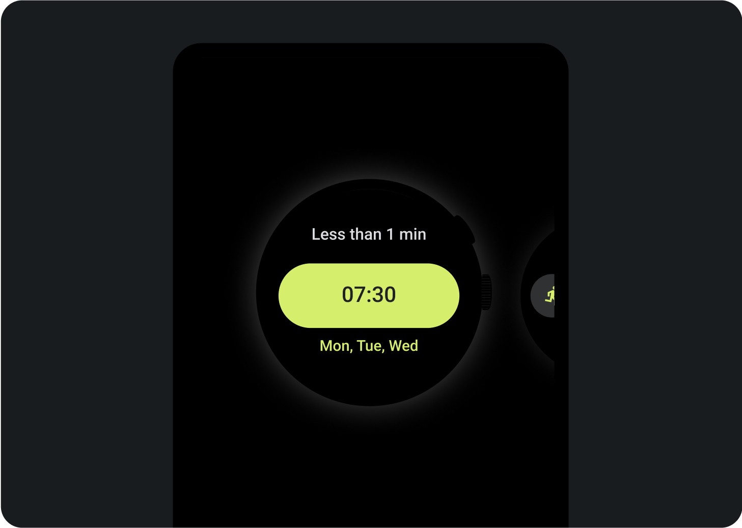 Exemple d'aperçu de carte dans le gestionnaire de cartes sur un téléphone