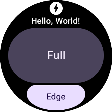 אריח עם צורה מלאה (פינות מעוגלות יותר)